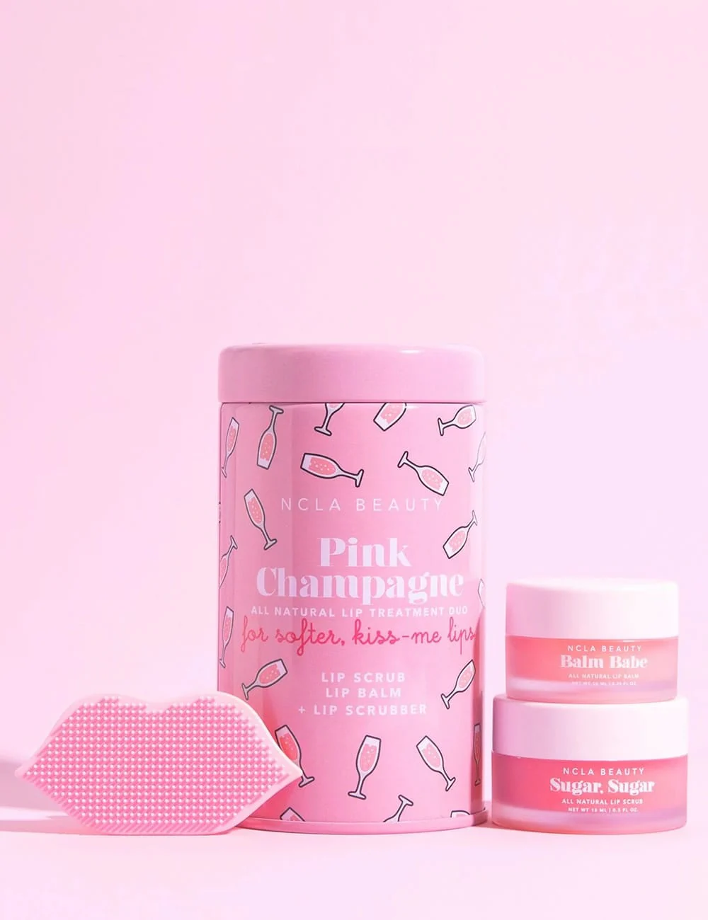 NCLA BEAUTY Pink Champagne Lip Care Duo