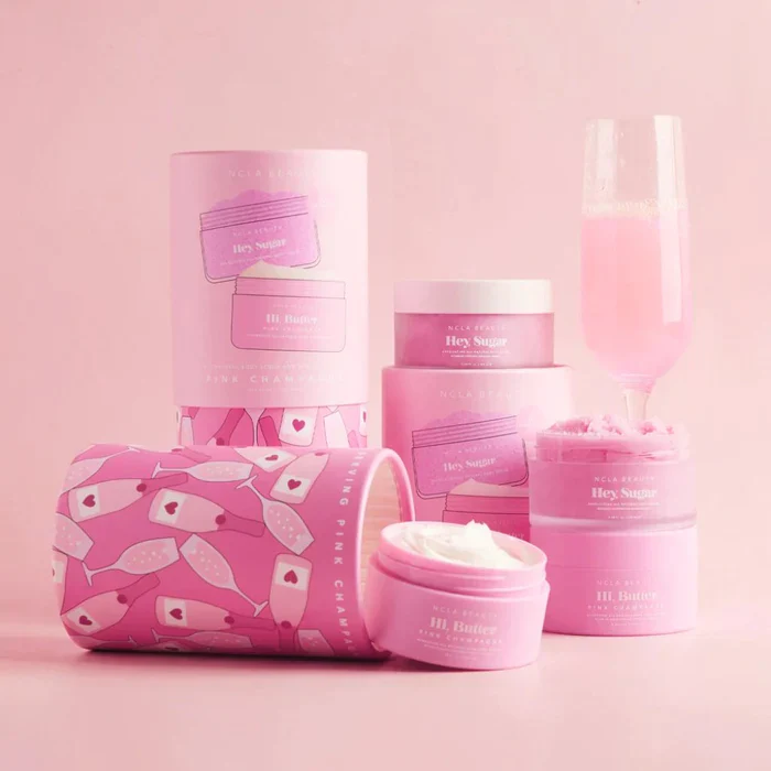 NCLA BEAUTY Pink Champagne Body Care Set - Image 2