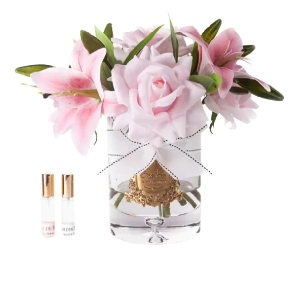 COTE NOIR GIGLI E ROSE DI LUSSO - ROSA - DISTINTIVO IN ORO - SCATOLA ROSA