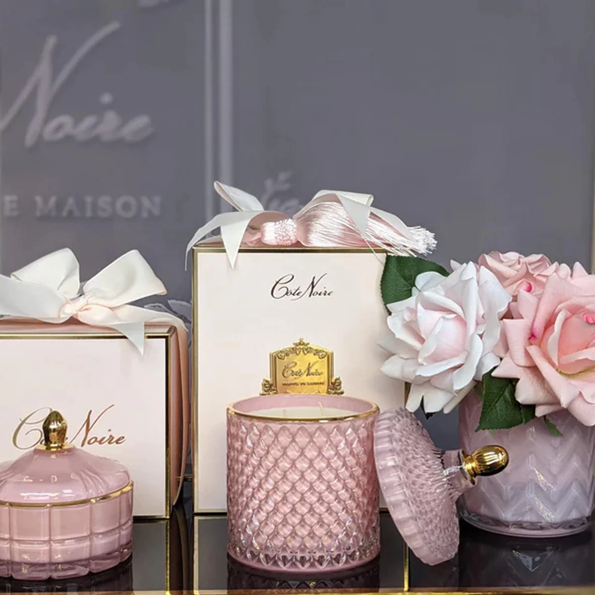 COTE NOIRE 5 ROSE PROFUMATE - FIORE SPINATO ROSA- ROSE ROSA - Image 3