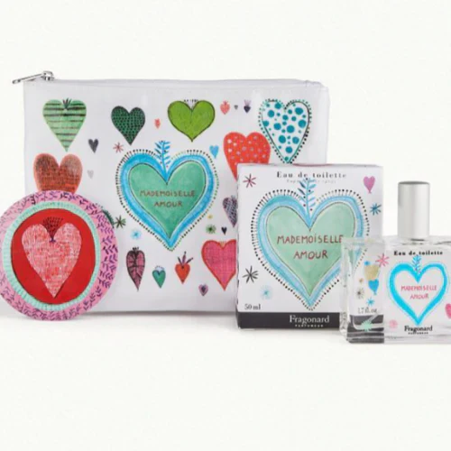 FRAGONARD Mademoiselle Amour + specchio 50 ML Eau De Toilette Kit Profumi Pochette - Image 2